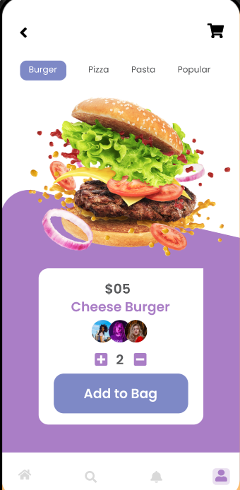 Delivery Product Screen